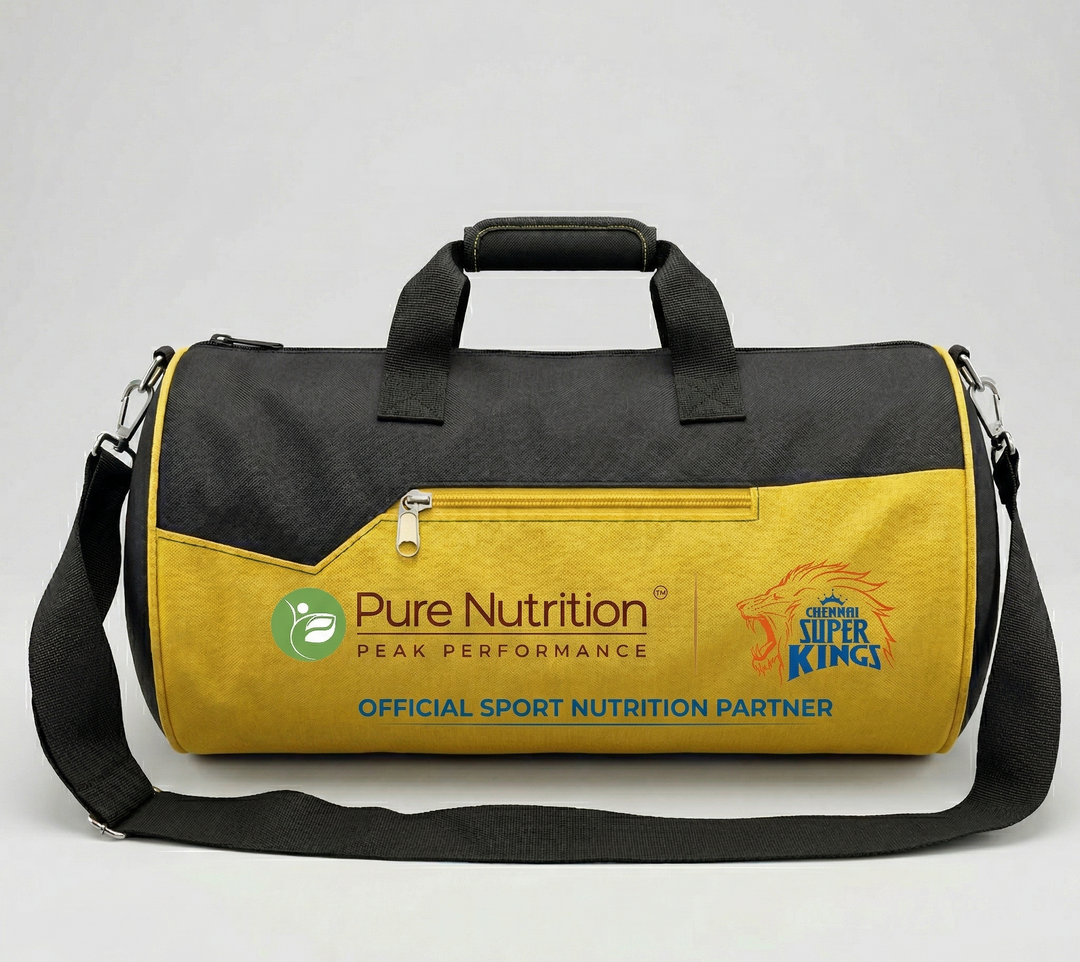 Pure Nutrition CSK Edition Training Duffle Bag | Sports & Gym