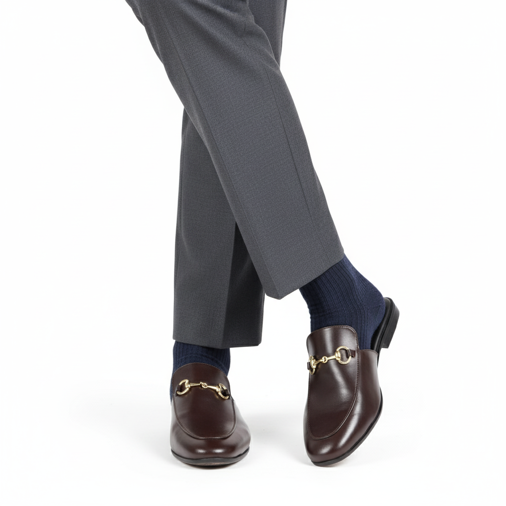 Monkstory Horsebit Classic Mules - Brown