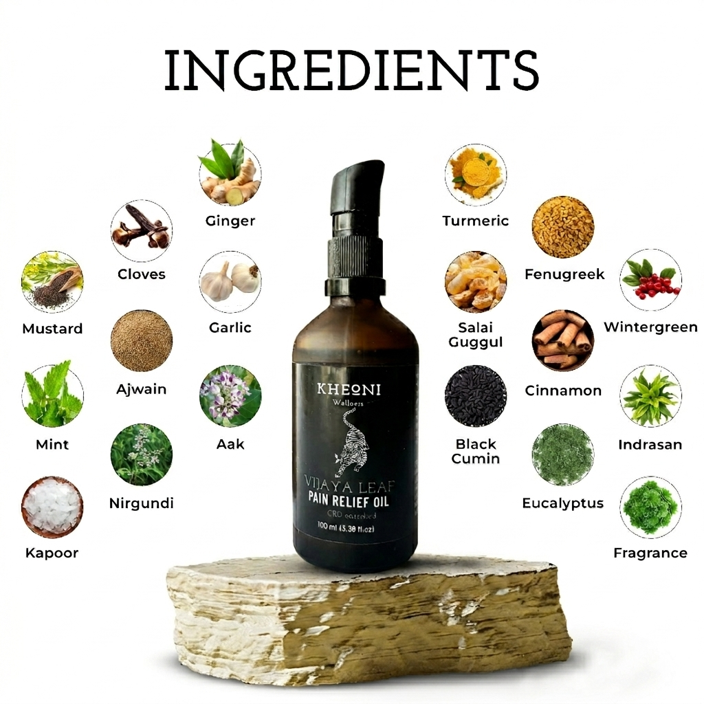 Kheoni Vijaya Leaf Pain Relief Oil
