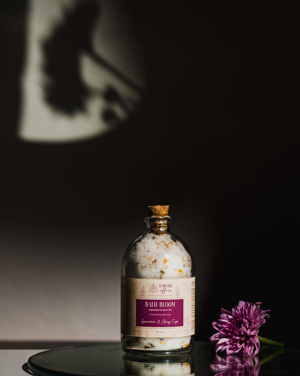 Earthy Affair Geranium & Clary Sage Bath Bloom