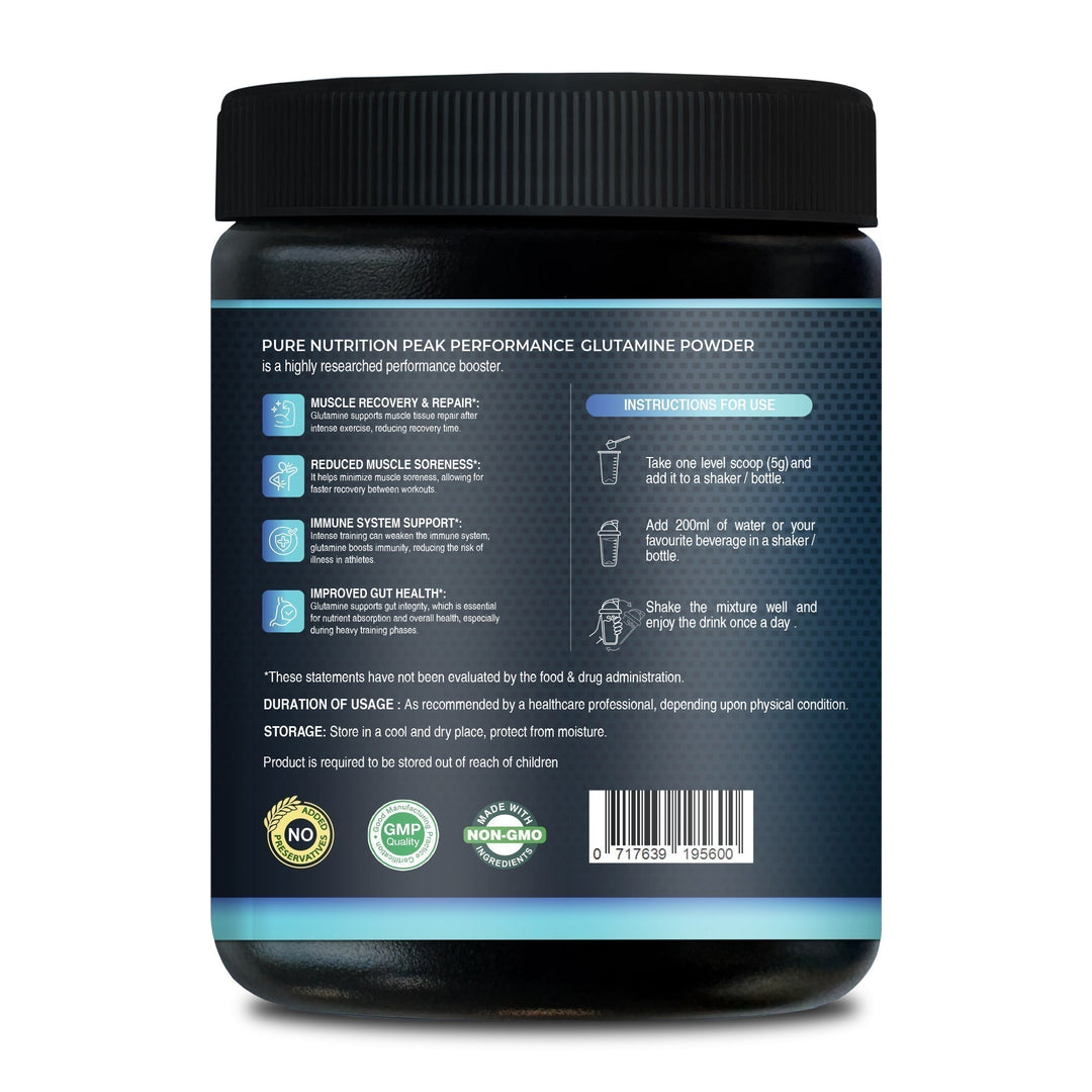 L-Glutamine Powder 100g Muscle Recovery, Endurance & Gut Health