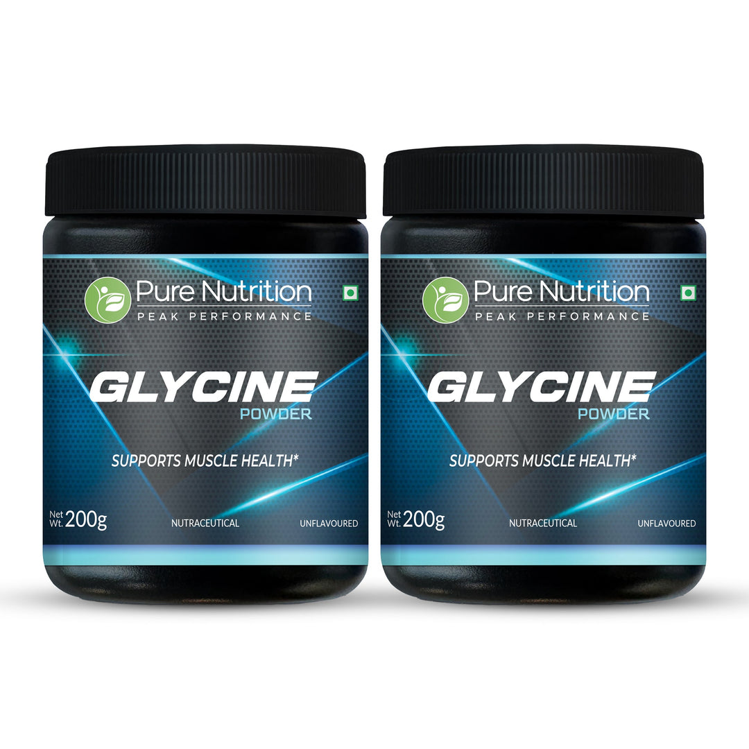Glycine Powder 200g | Amino Acid for Sleep, Muscle & Collagen Support