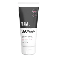 ThriveCo Goodbye Acne Facial Cleanser | Non-Comedogenic Anti Acne Face Wash for Pimples with Azelaic Acid & Witch Hazel | For Women & Men (100ml)