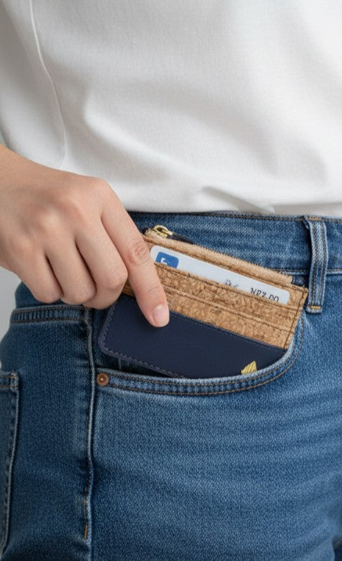 Green Hermitage Iris - Navy Blue