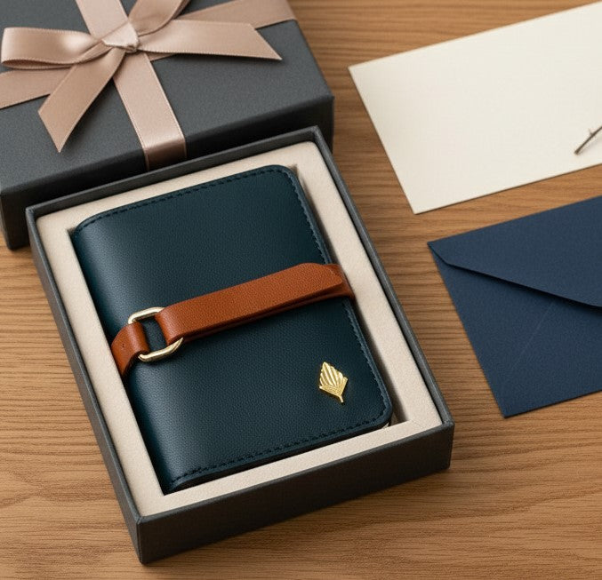 Green Hermitage Neith- Blue & Gingerbread