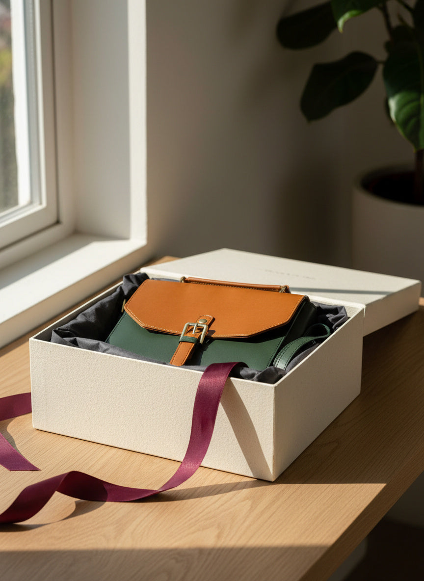 Green Hermitage Juniper Vegan Leather Sling Bag - Green