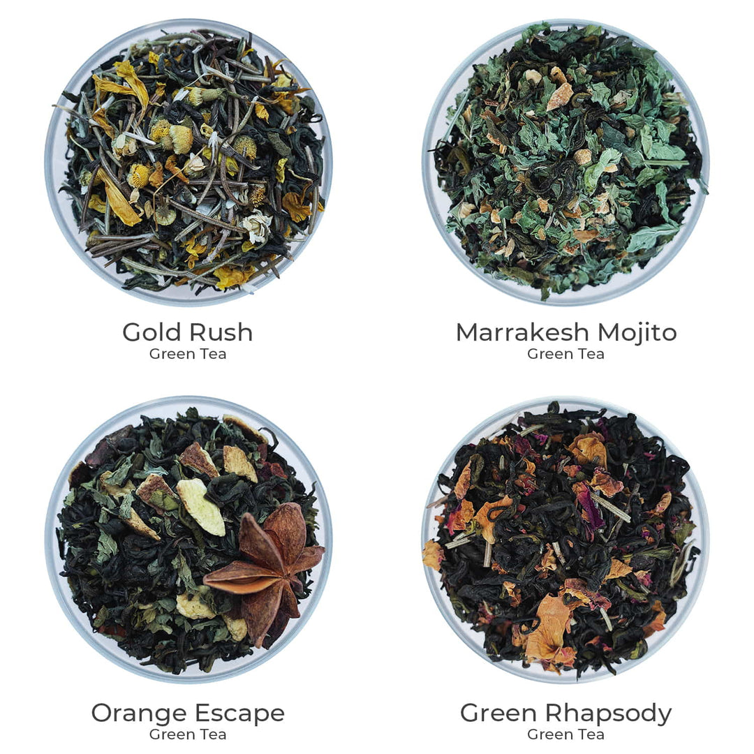 Celesté Green Tea Selection (Pack of 4) - 40 Grams