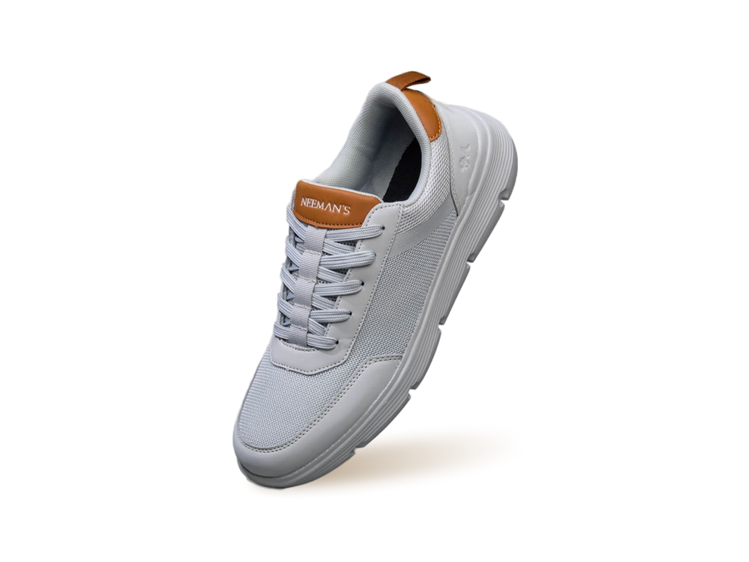 Melange Dress Sneakers : Grey