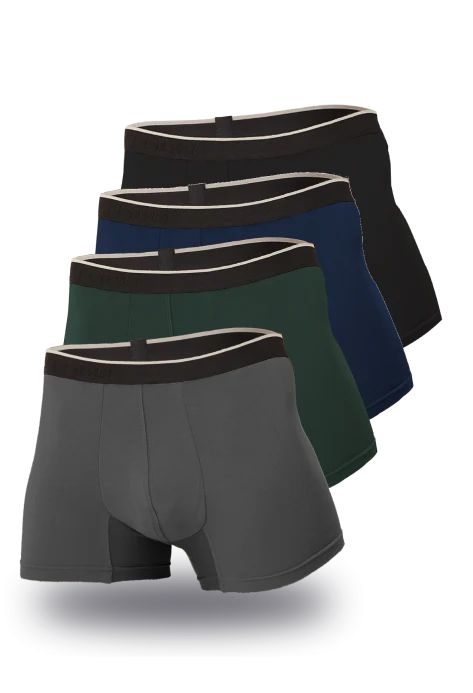 Bamboo Short Trunks 4 Pack