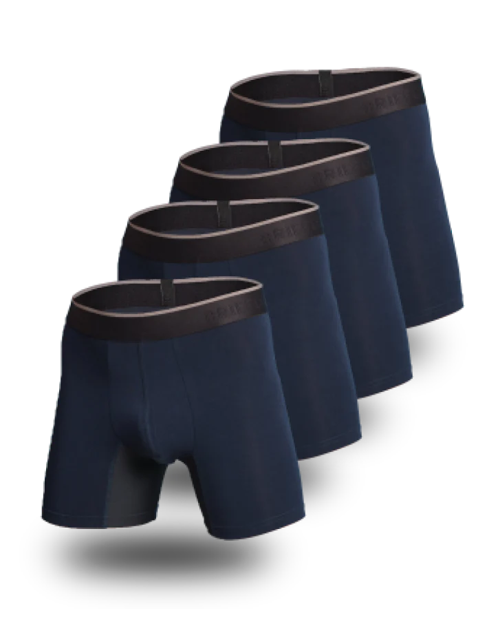 Briefly Bamboo Boxer Briefs 4 Pack