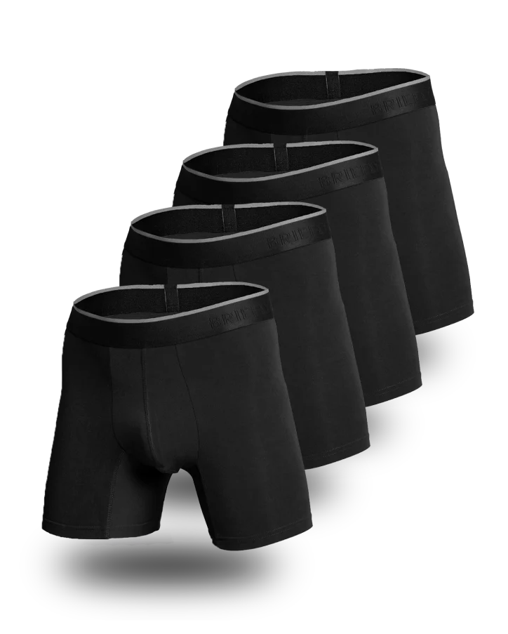 Briefly Bamboo Boxer Briefs 4 Pack