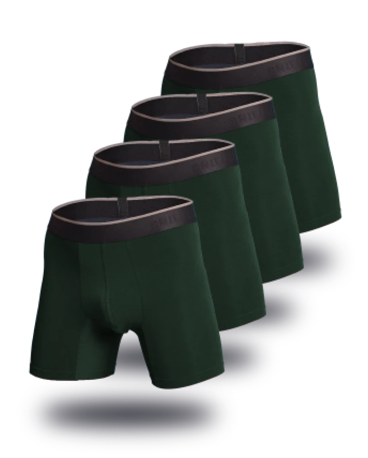 Briefly Bamboo Boxer Briefs 4 Pack