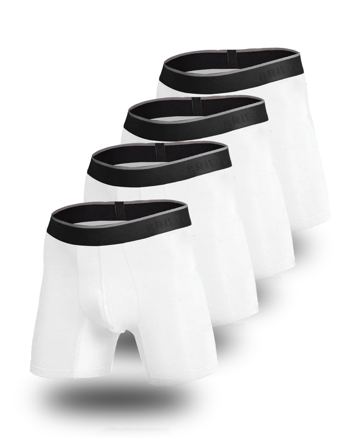 Briefly Bamboo Boxer Briefs 4 Pack