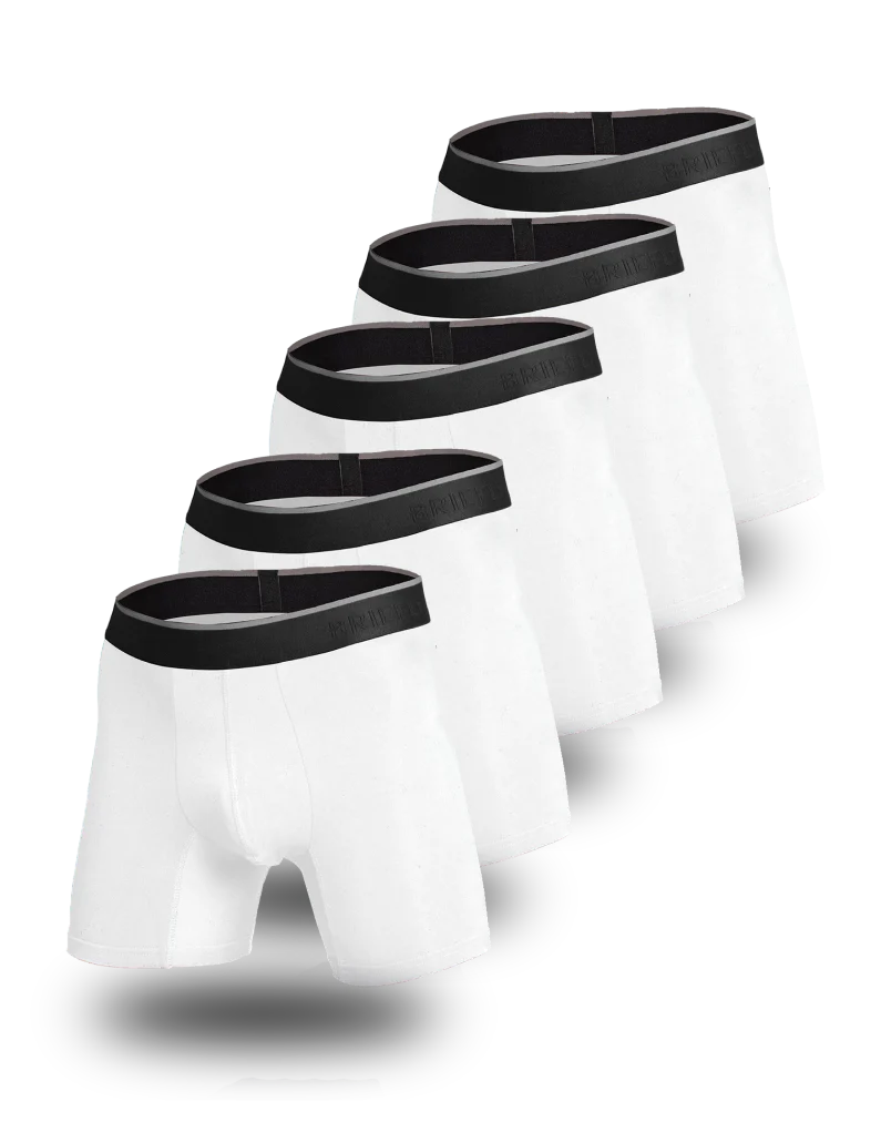 Briefly Bamboo Boxer Briefs 5 Pack