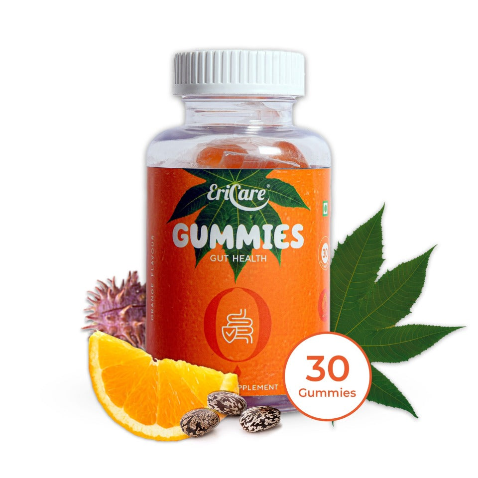 Gut Health Gummies | Probiotic + Castor Oil Dual Power for Digestive Care