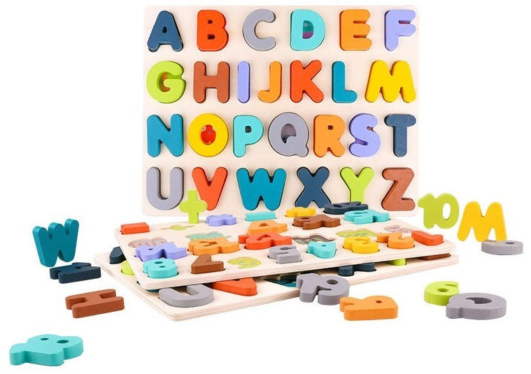 Wudly Chunky Alphabet Board Set