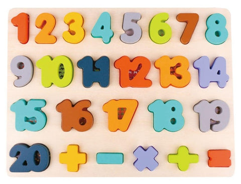 Wudly Chunky Number Board Set