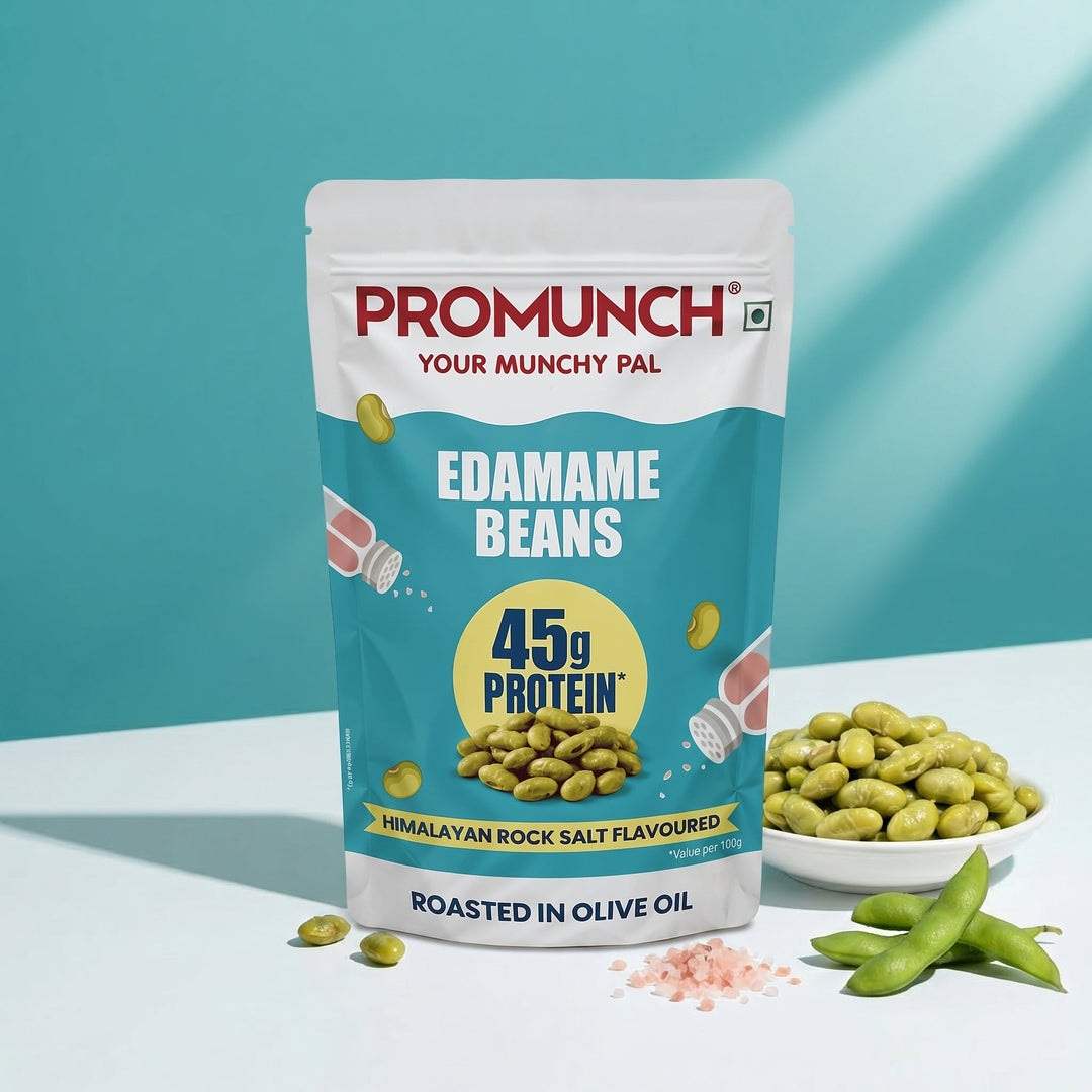 PROMUNCH Roasted Edamame Beans - Himalayan Rock Salt