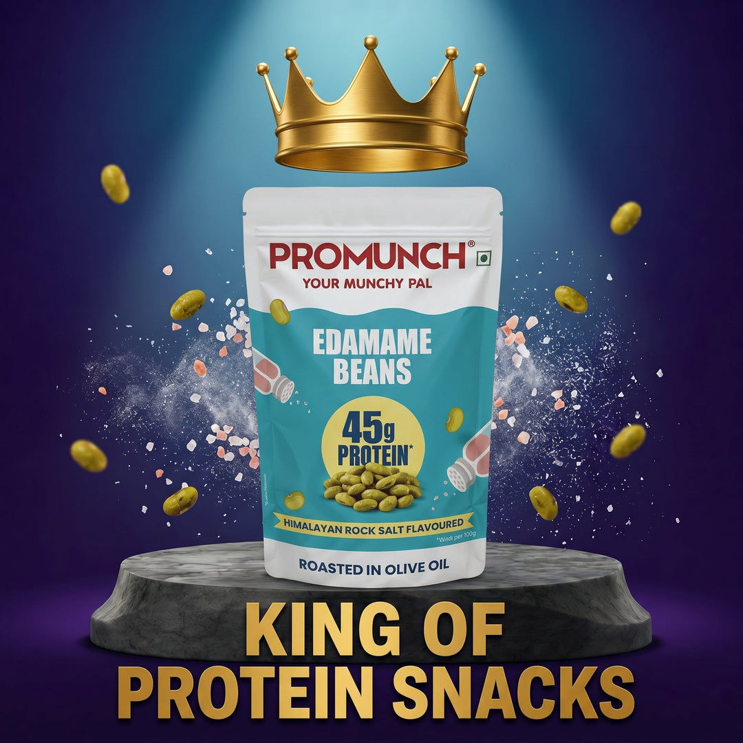 PROMUNCH Roasted Edamame Beans - Himalayan Rock Salt