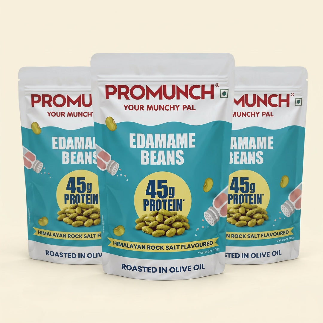 PROMUNCH Roasted Edamame Beans - Himalayan Rock Salt