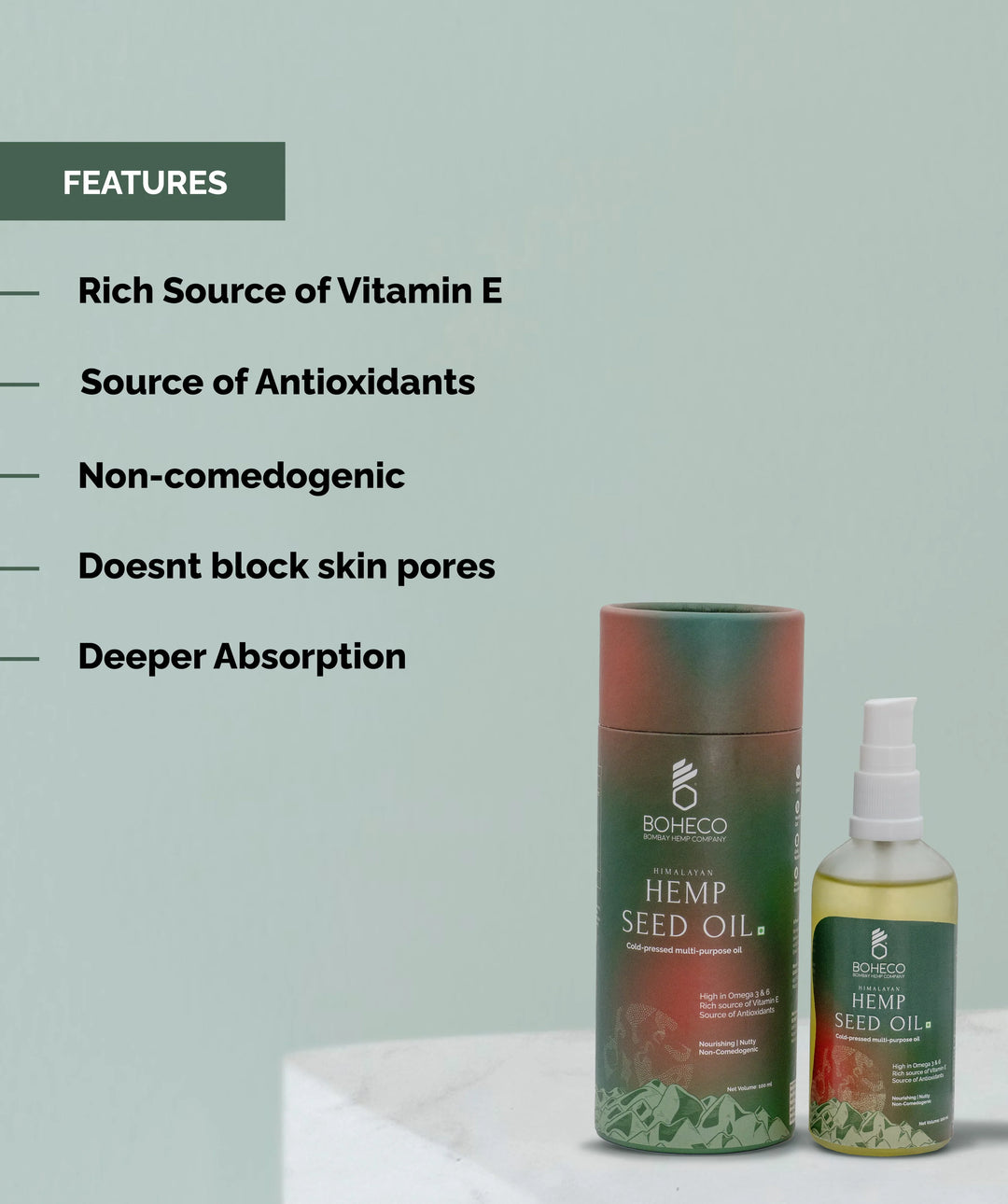 Boheco Himalayan Hemp Seed Oil