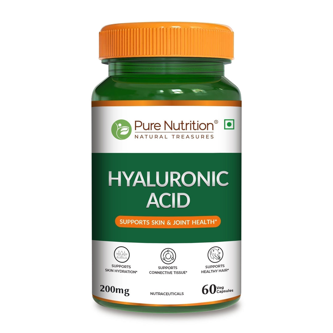 Hyaluronic Acid 200mg Capsules  Skin Hydration & Joint Comfort