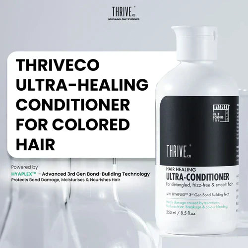 ThriveCo Hair Healing Conditioner | Heals Damaged Caused by Treatment, Reduces Frizz & Breakages | 250 Ml