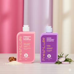 FreshLuxe Anti-Hairfall & Strengthening Combo | Rice Water & Onion Rosemary 200ml