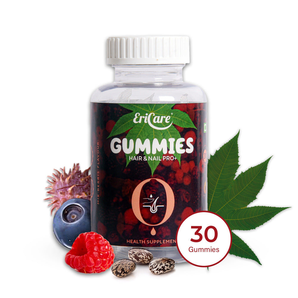 Hair and Nail Pro+ Gummies with Biotin | EriCare- 30N