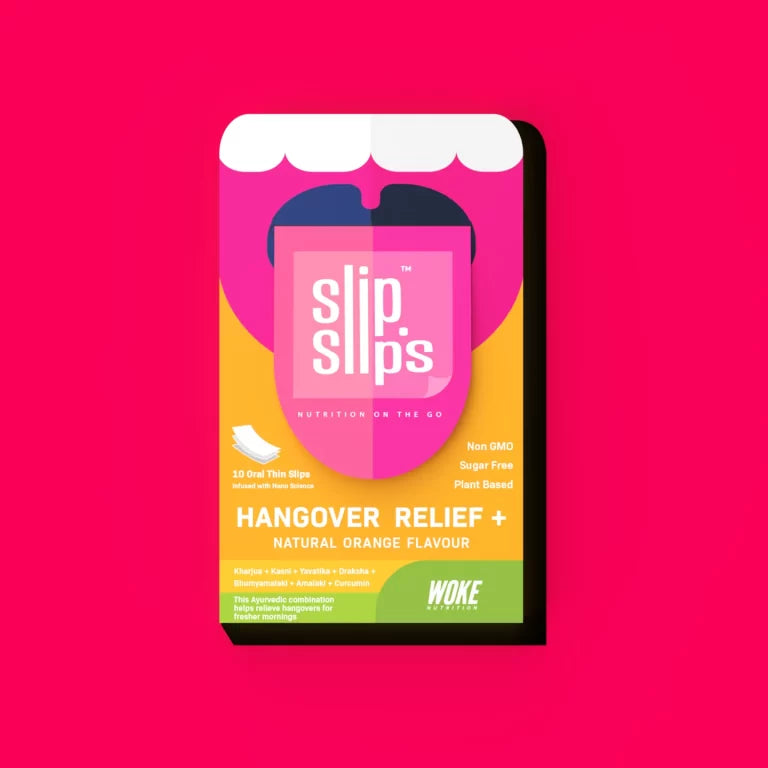 Hangover Relief Oral Strips | Instant Relief from Hangover Symptoms | 10 Slips