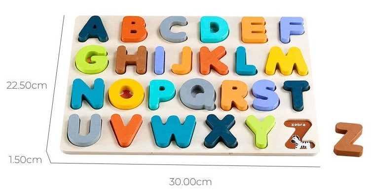 Wudly Chunky Alphabet Board Set