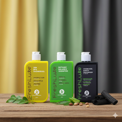 FreshLuxe Acne Control Combo | AYUSH-Approved | Salicylic Acid, Tea Tree, Neem-Aloe & Charcoal Facewash.