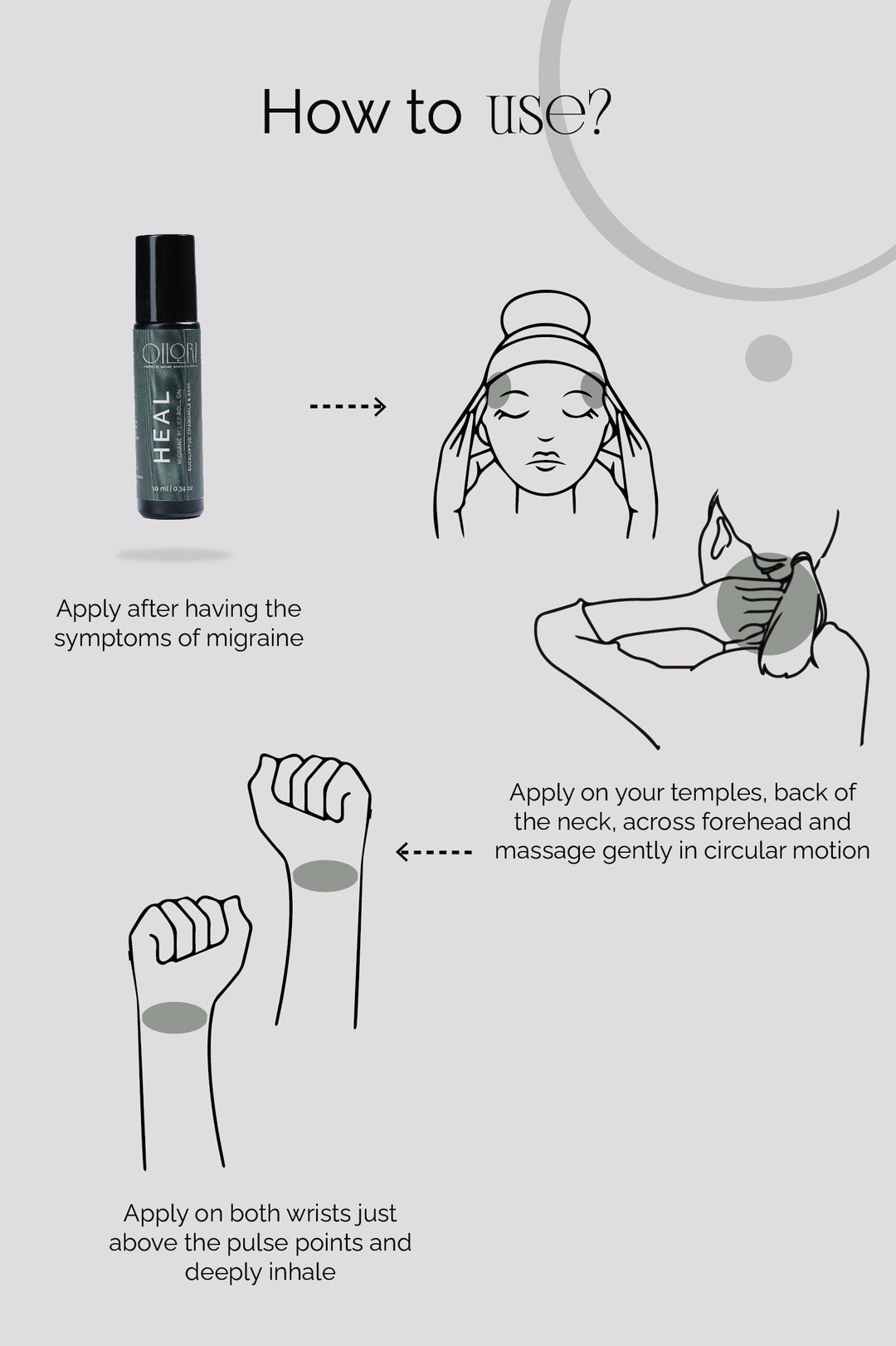 Heal - Migraine Relief Roll On -10 ml