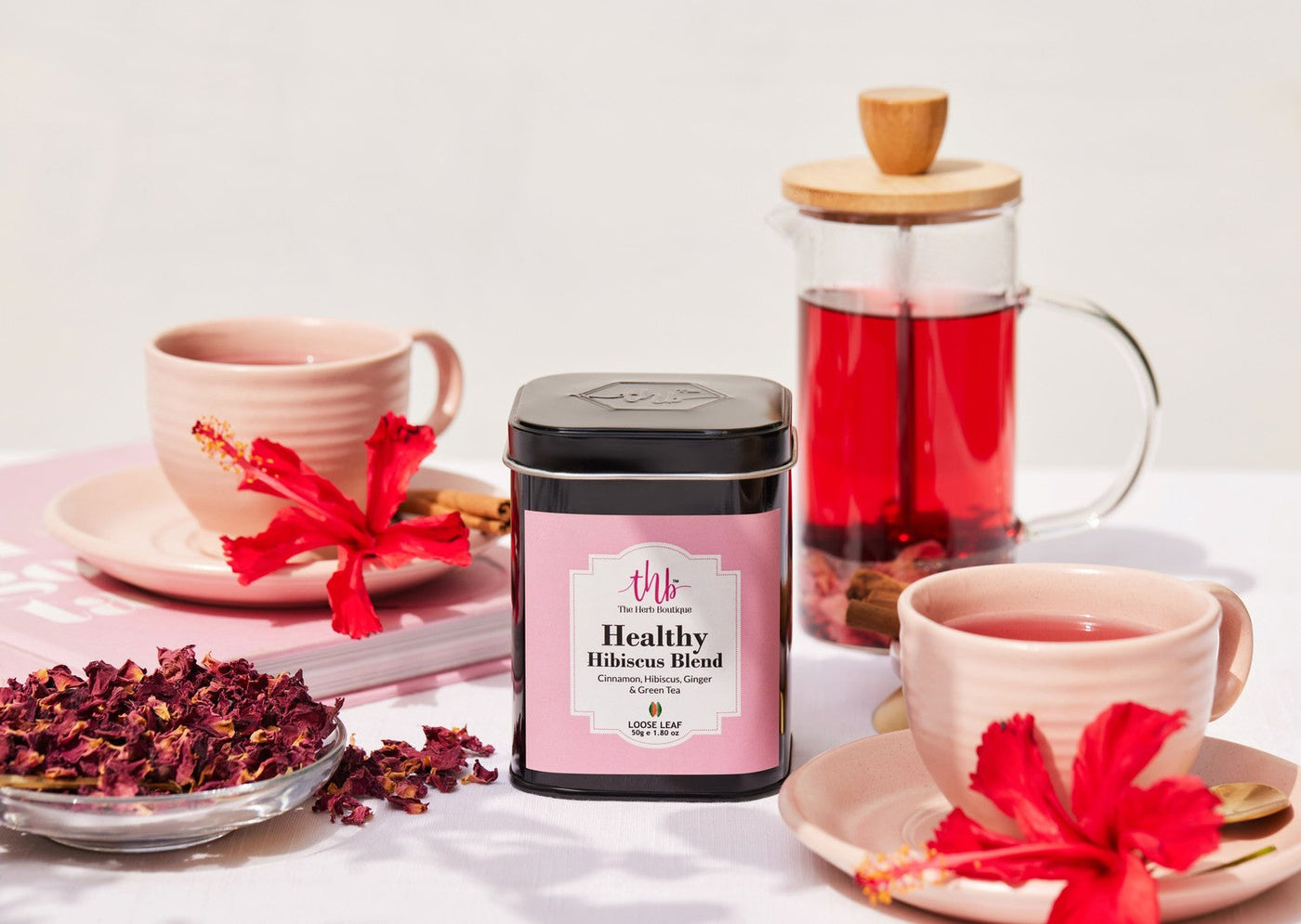 Healthy Hibiscus Blend Tea - 50 Grams