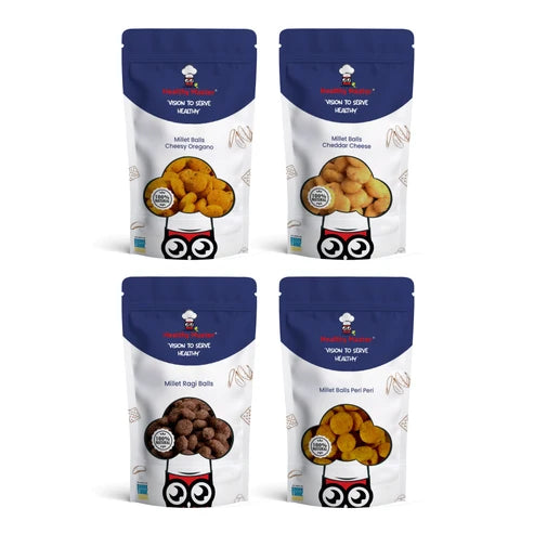 Healthy Master Millet Balls Combo (Each 150gm)
