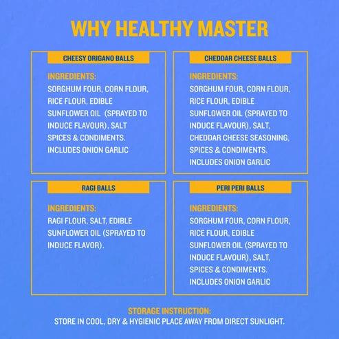 Healthy Master Millet Balls Combo (Each 25gm)