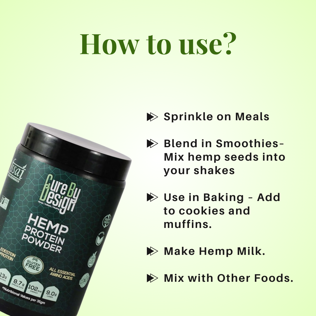 Cure By Design Hemp Protein 250gm