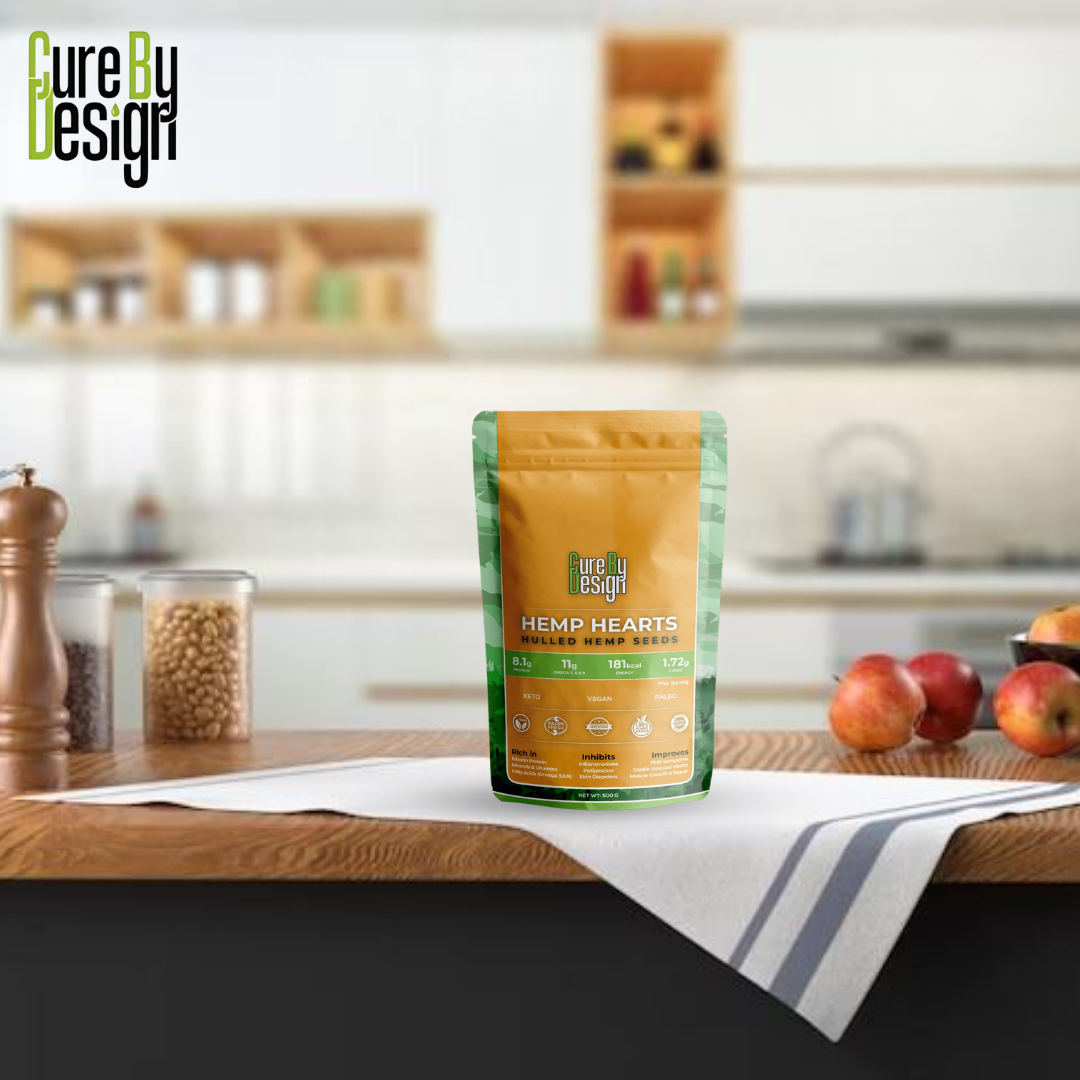 Cure By Design Hemp Hearts 200gm