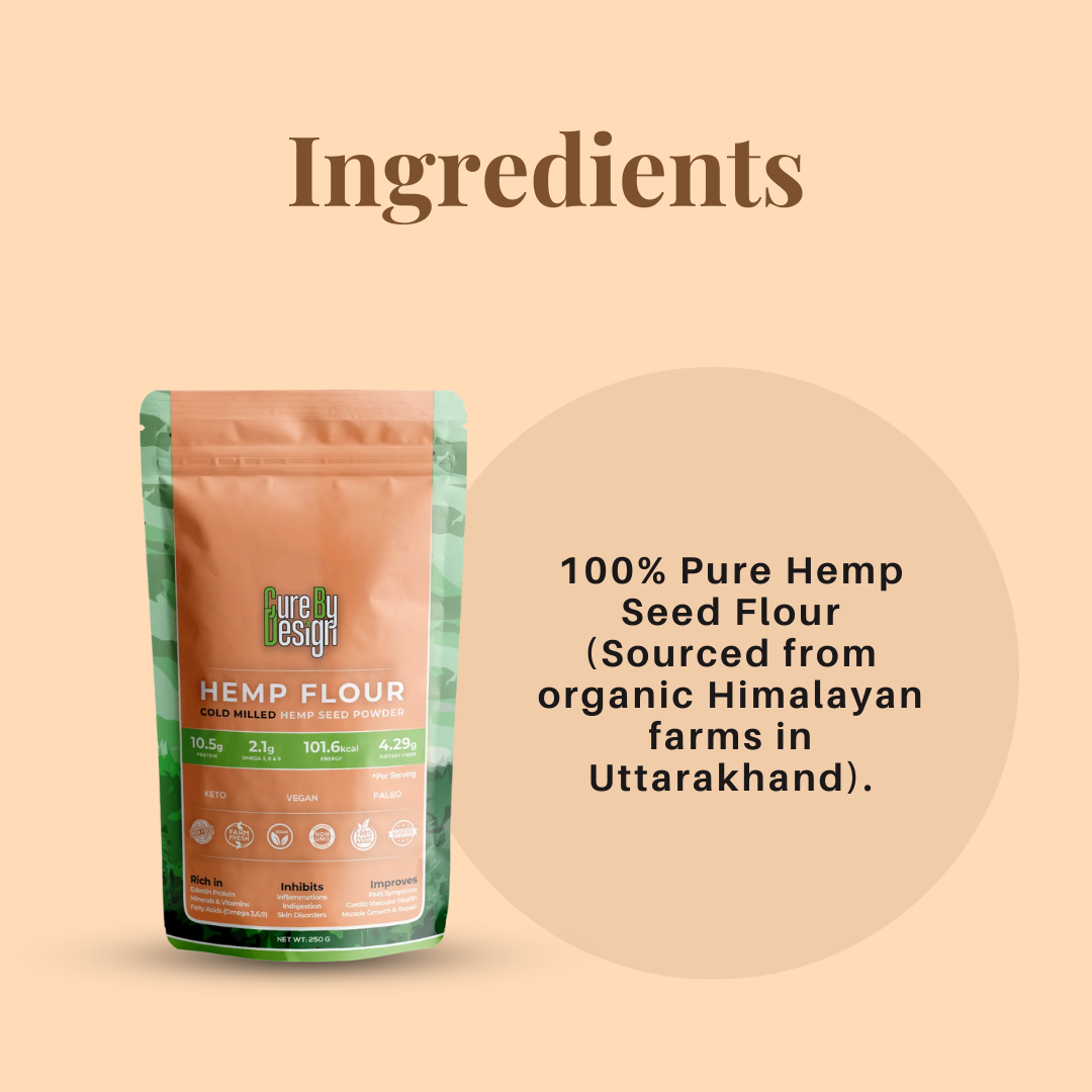 Cure By Design Hemp Seed Flour