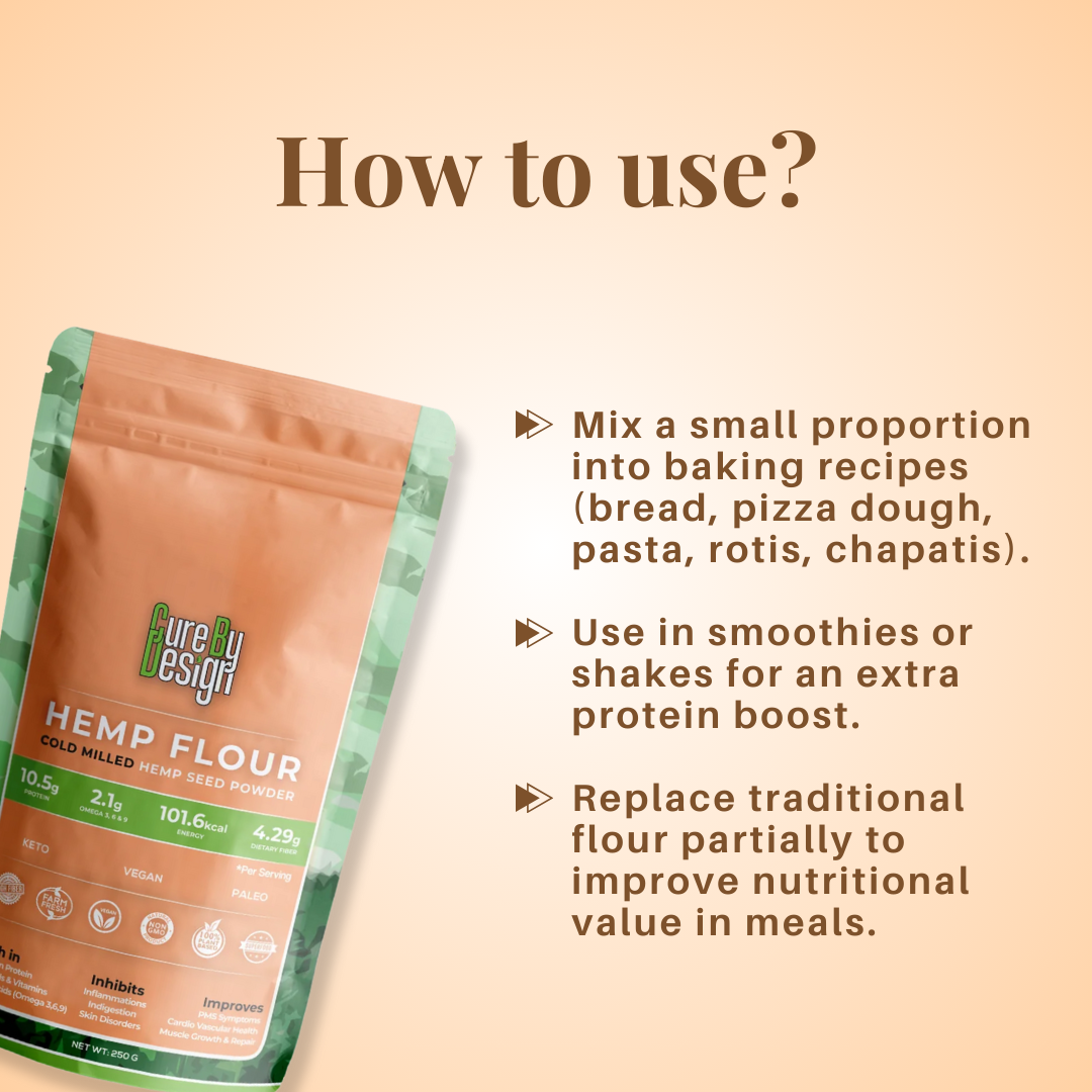 Cure By Design Hemp Seed Flour