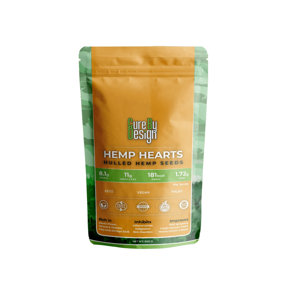 Cure By Design Hemp Hearts 500gm