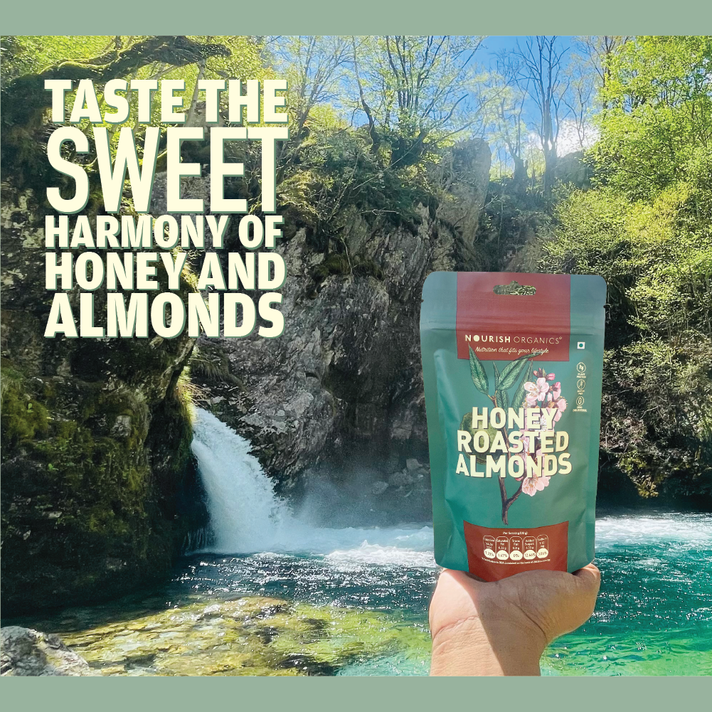 NOURISH ORGANICS Honey Roasted Almonds