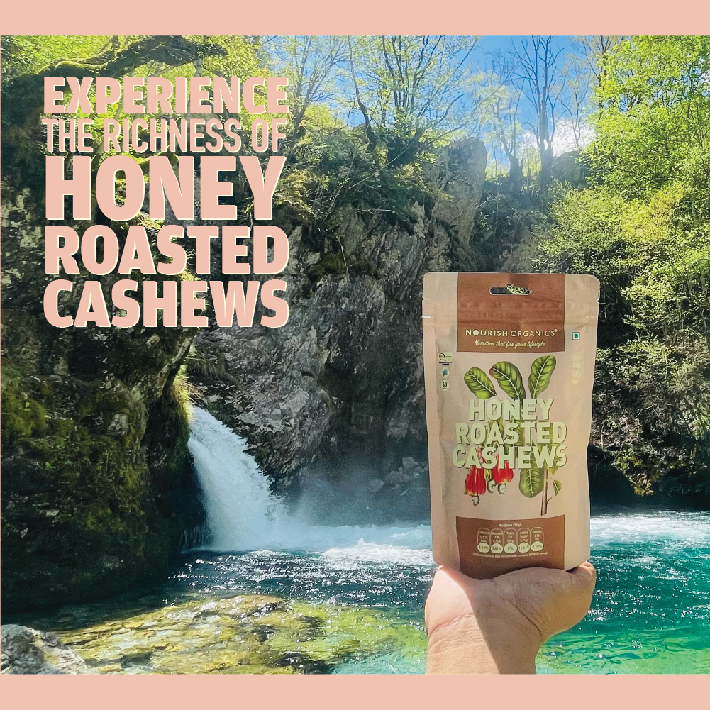 NOURISH ORGANICS Honey Roasted Cashews