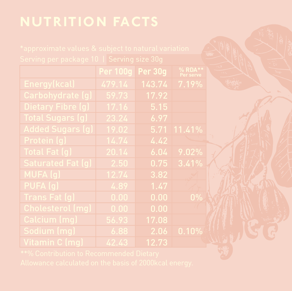 NOURISH ORGANICS Honey Roasted Cashews