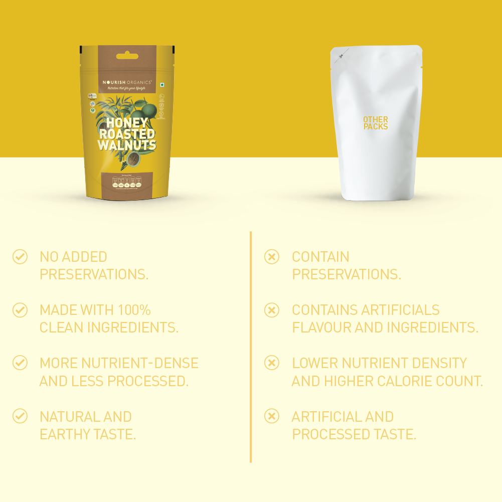 NOURISH ORGANICS Honey Roasted Walnuts