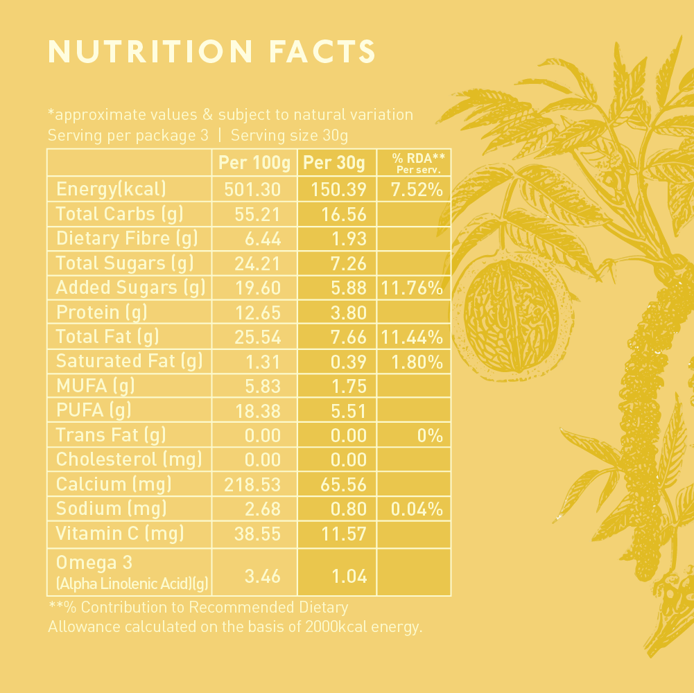 NOURISH ORGANICS Honey Roasted Walnuts