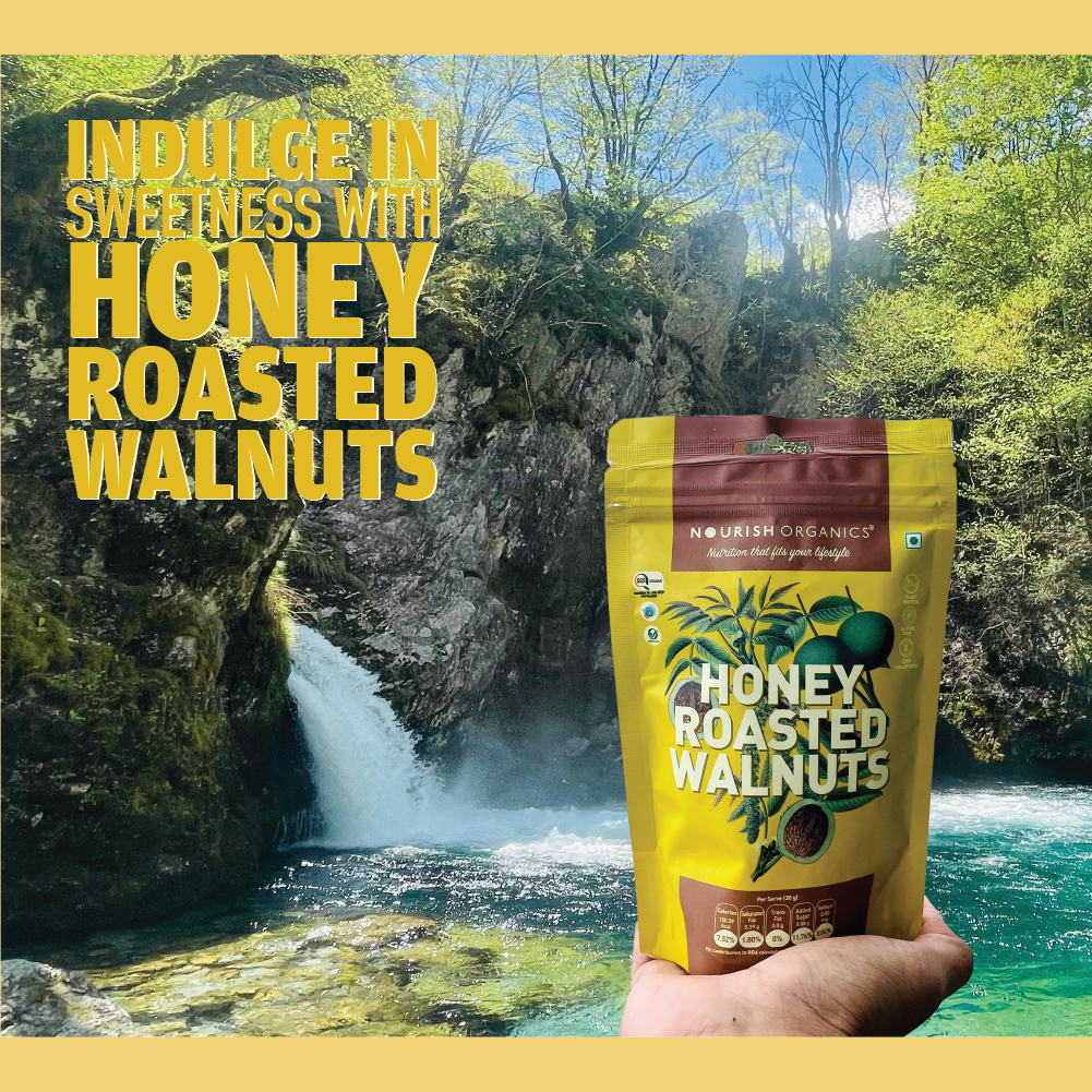 NOURISH ORGANICS Honey Roasted Walnuts