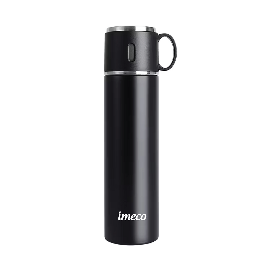 IMECO ECO-FLASK Stainless Steel Bottle - Insulated, Leakproof & BPA-Free 500 ml