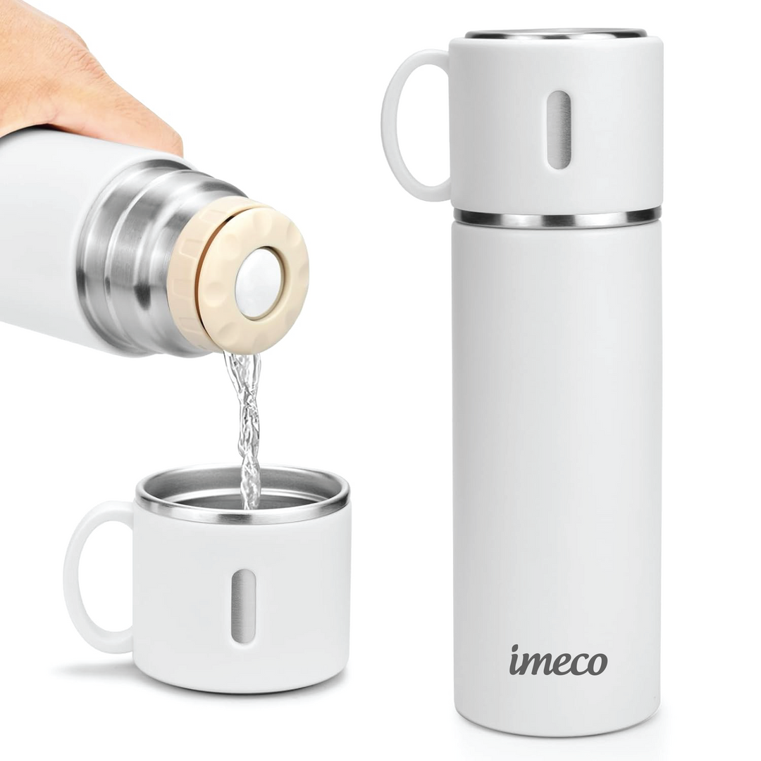 IMECO ECO-FLASK Stainless Steel Bottle - Insulated, Leakproof & BPA-Free 500 ml