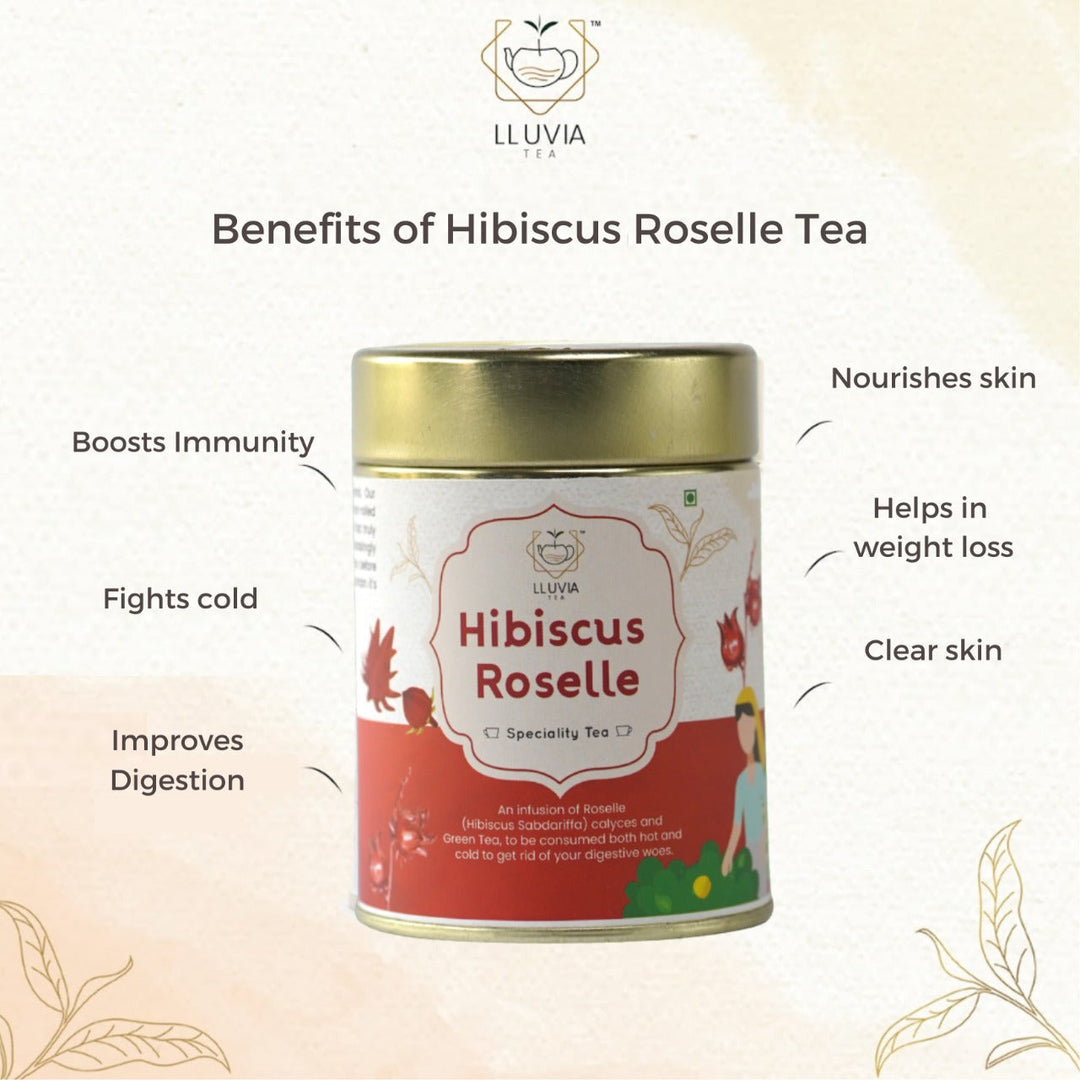 Lluvia Tea Hibiscus tea | aids digestion & weight loss| 50g